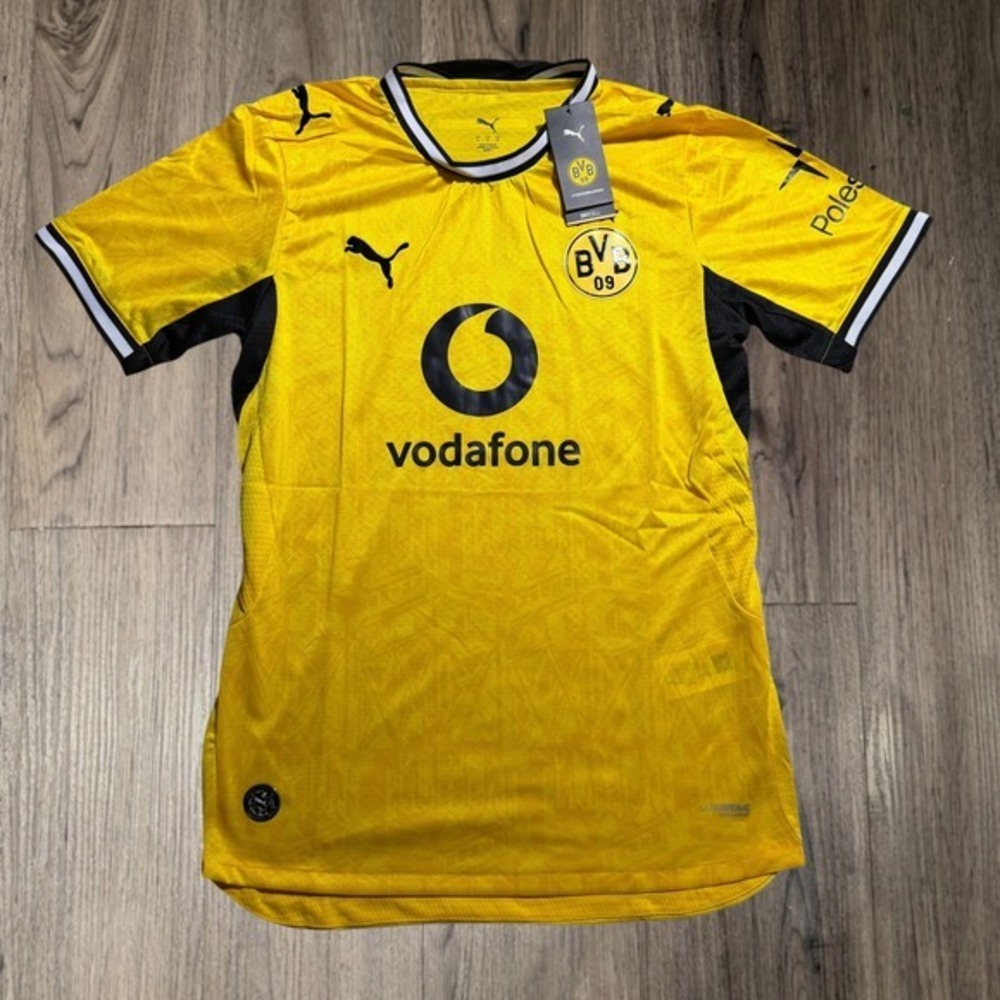Puma Borussia Dortmund BVB Vodafone Special Edition Home Jersey Mens Size Large